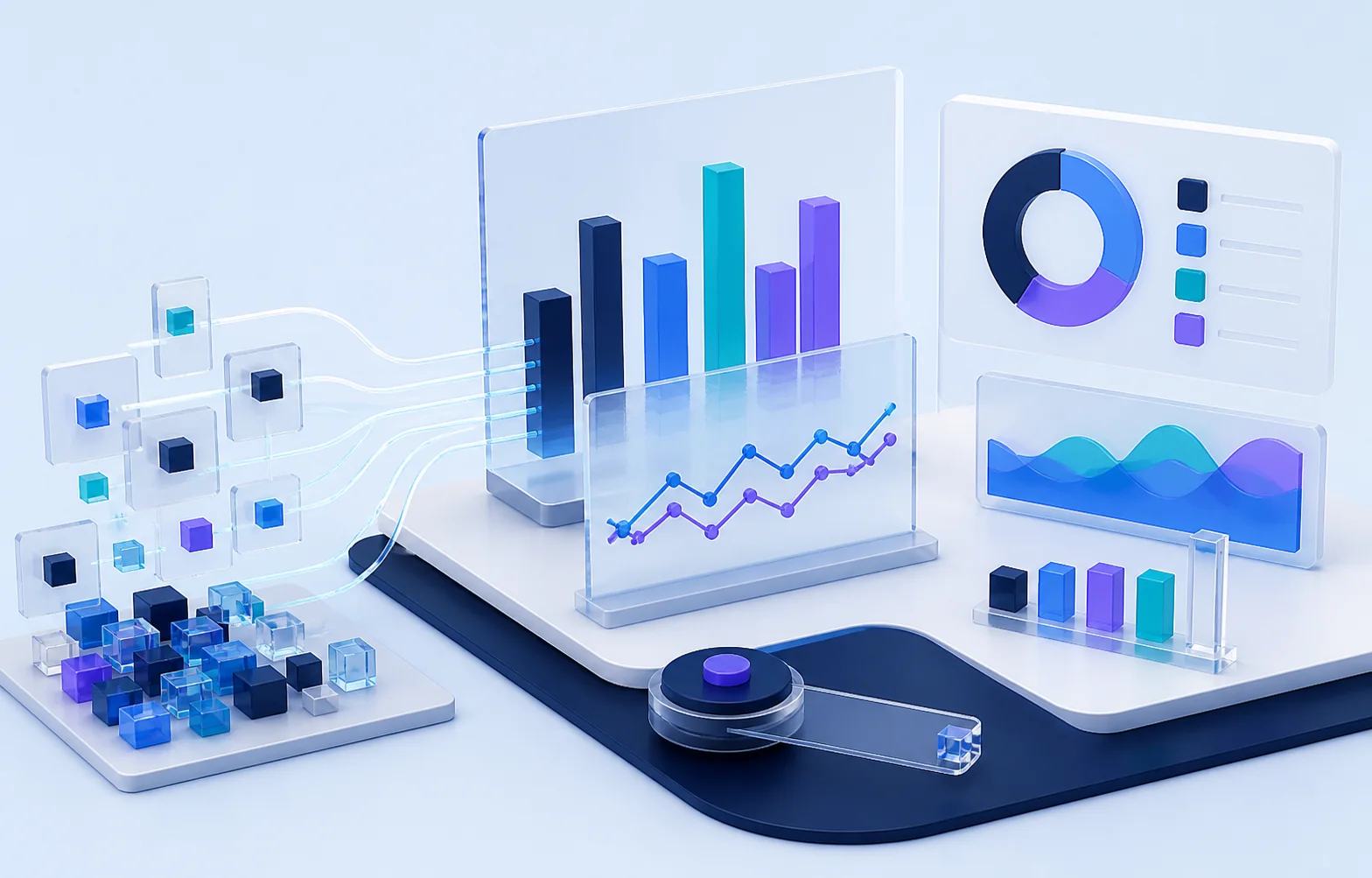 Conceptual LearnFi Dashboard Studio